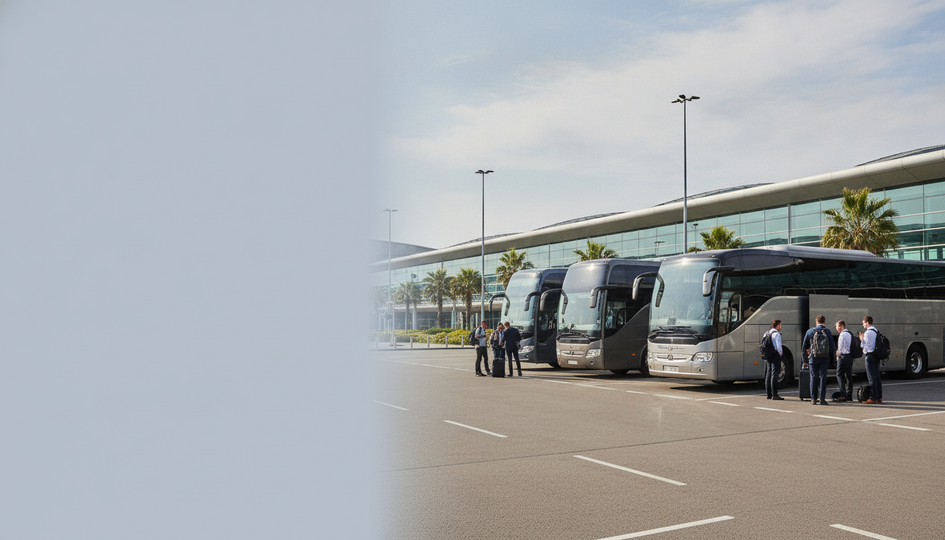 Planning Educational Tours: Gatwick Coach Services for Academic Groups — executive coach meeting a group at Gatwick Airport